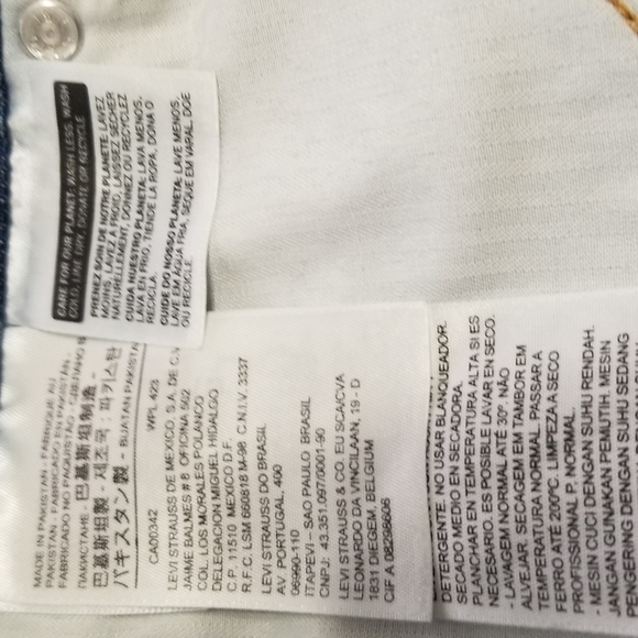 LEVIS WOMEN MINI DENIM SKIRT SIZE 25 - Picture 6 of 10